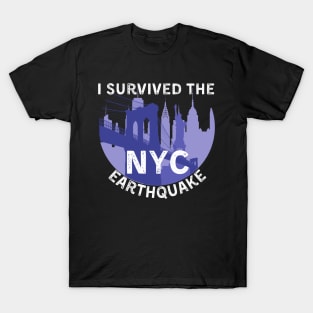 I Survived The NYC Earthquake New York City Earthquake 2024 T-Shirt